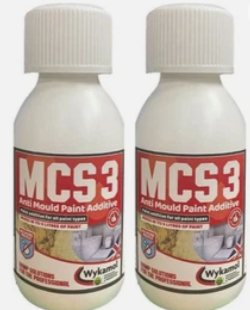 Wykamol MCS3 anti mould paint additive bottles